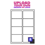 Custom Print Labels - Rectangle Labels (99.1 x 67.7mm Matt) AD8