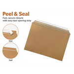 194 x 292mm Kraft Paperboard Capacity Envelope Mailer