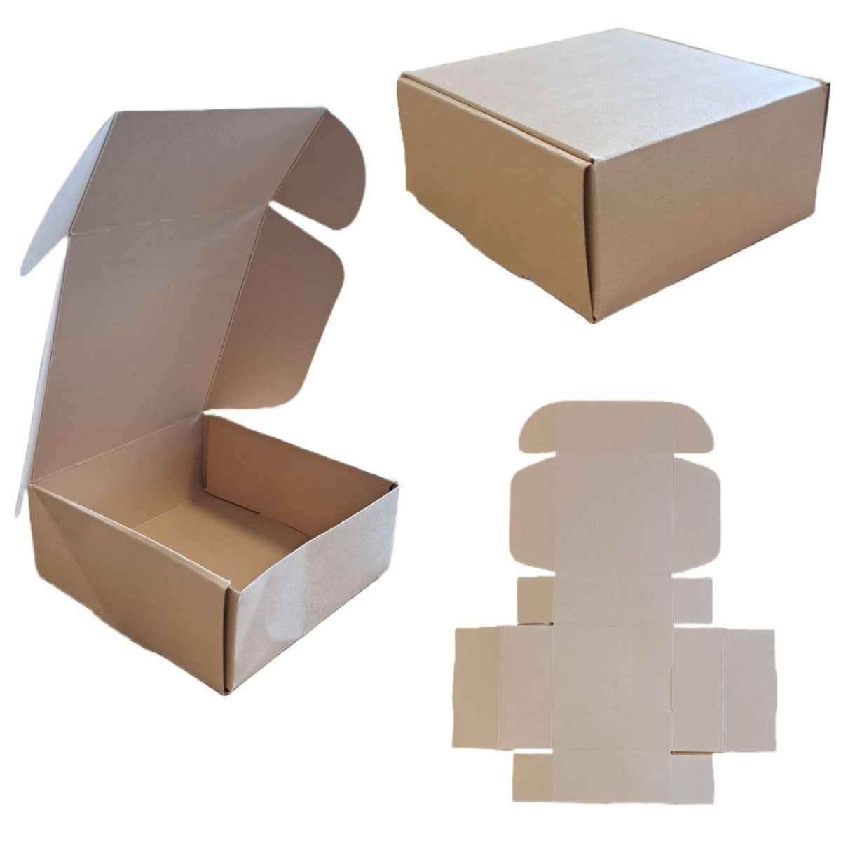 Brown Cupcake Box