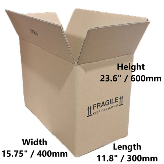 11.8 x 15.75 x 23.6 inch Double Wall Printed Cardboard Boxes (SD15ECO)