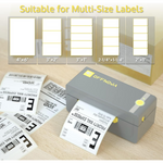 OFFNOVA Bluetooth & USB Thermal Shipping Label Printer