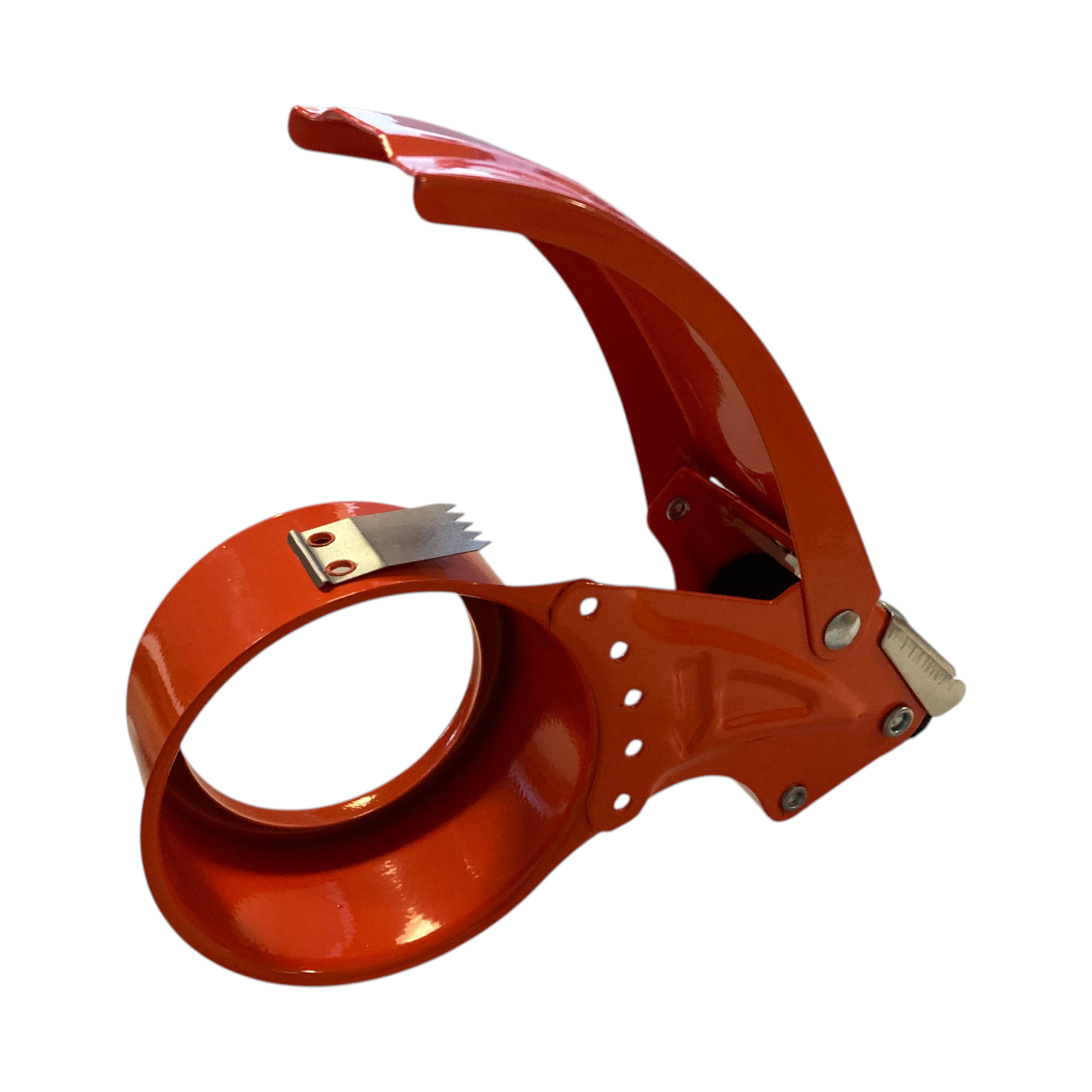 2 inch Metal Handheld Orange Packaging Tape Dispenser