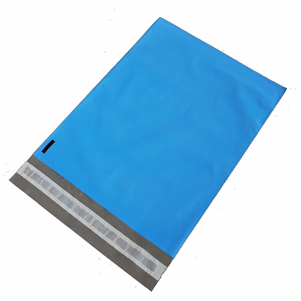 6.5 x 9 inch Blue Poly Mailing Bags