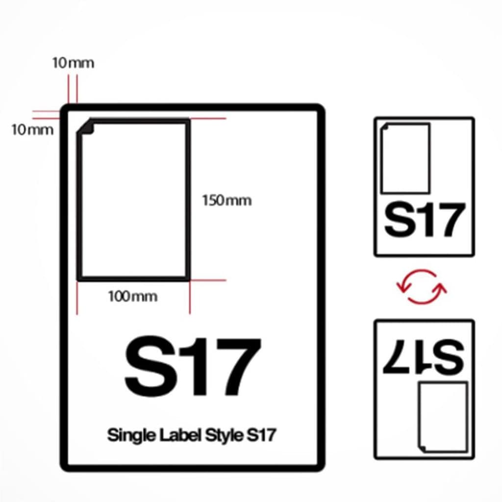 Integrated Labels 100mm X 150mm (S17)