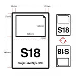 Integrated Labels 164mm X 120mm (S18)