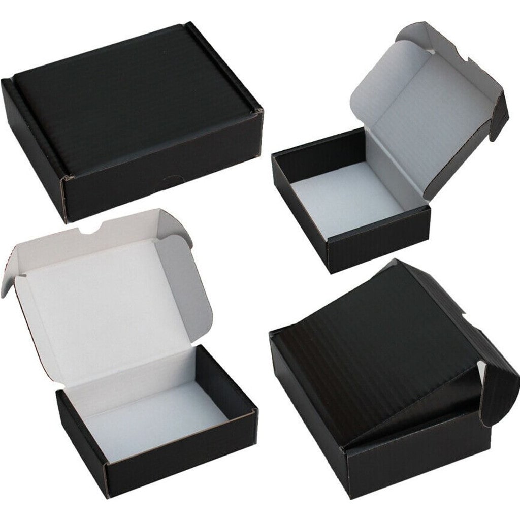 F2 Black 5 x 4 x 3 inch Postal Boxes