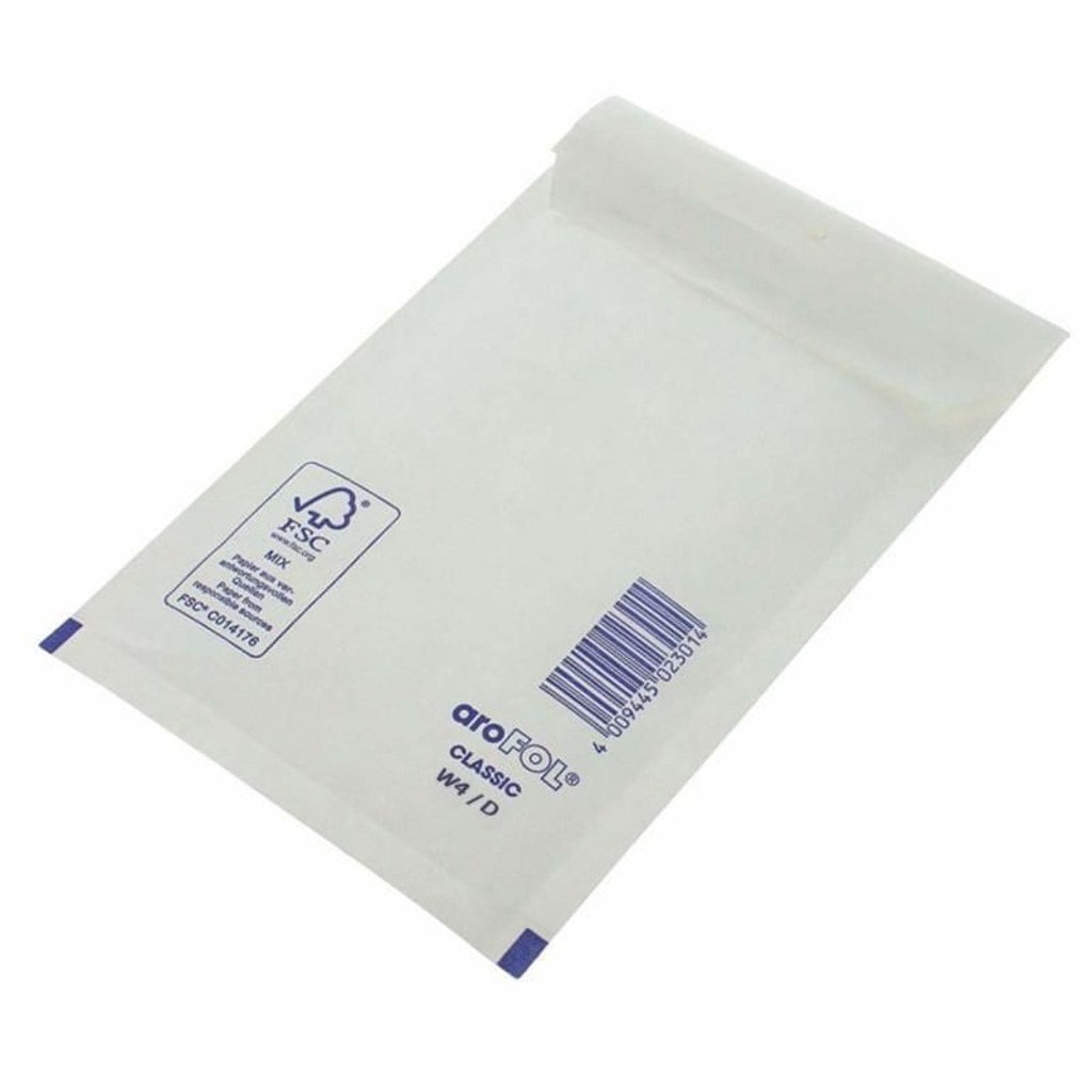 Size 4 (D/1) White Bubble Envelopes