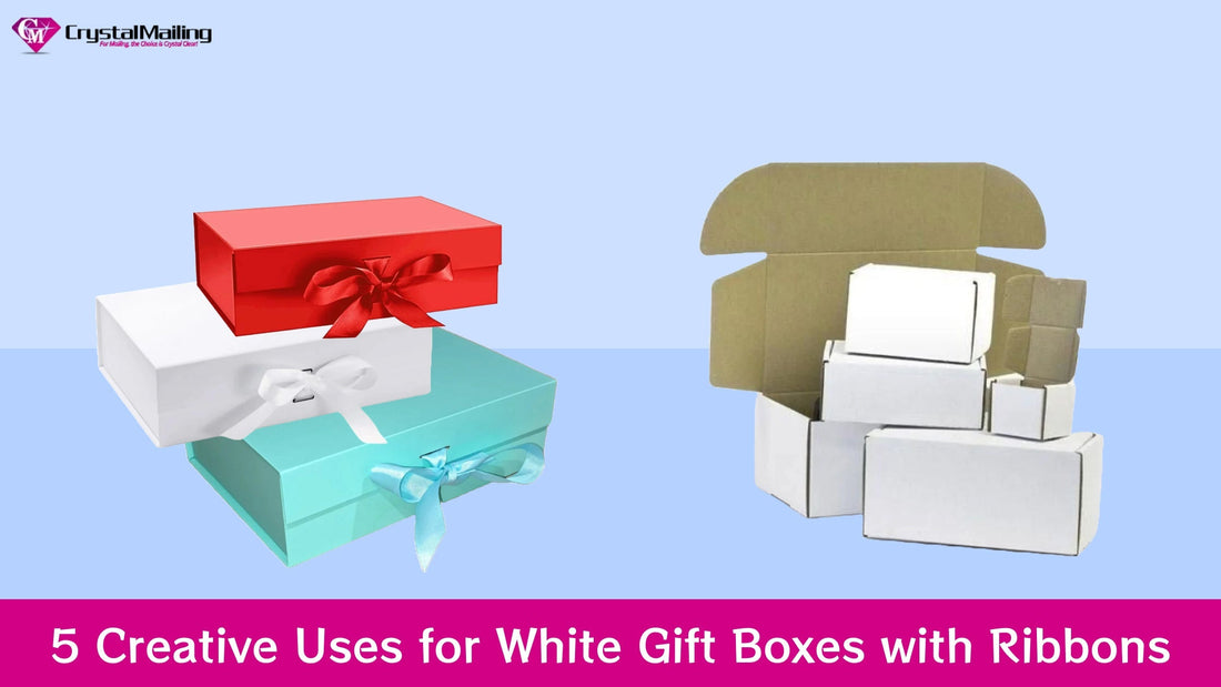 5 Creative Uses for White Gift Boxes with Ribbons