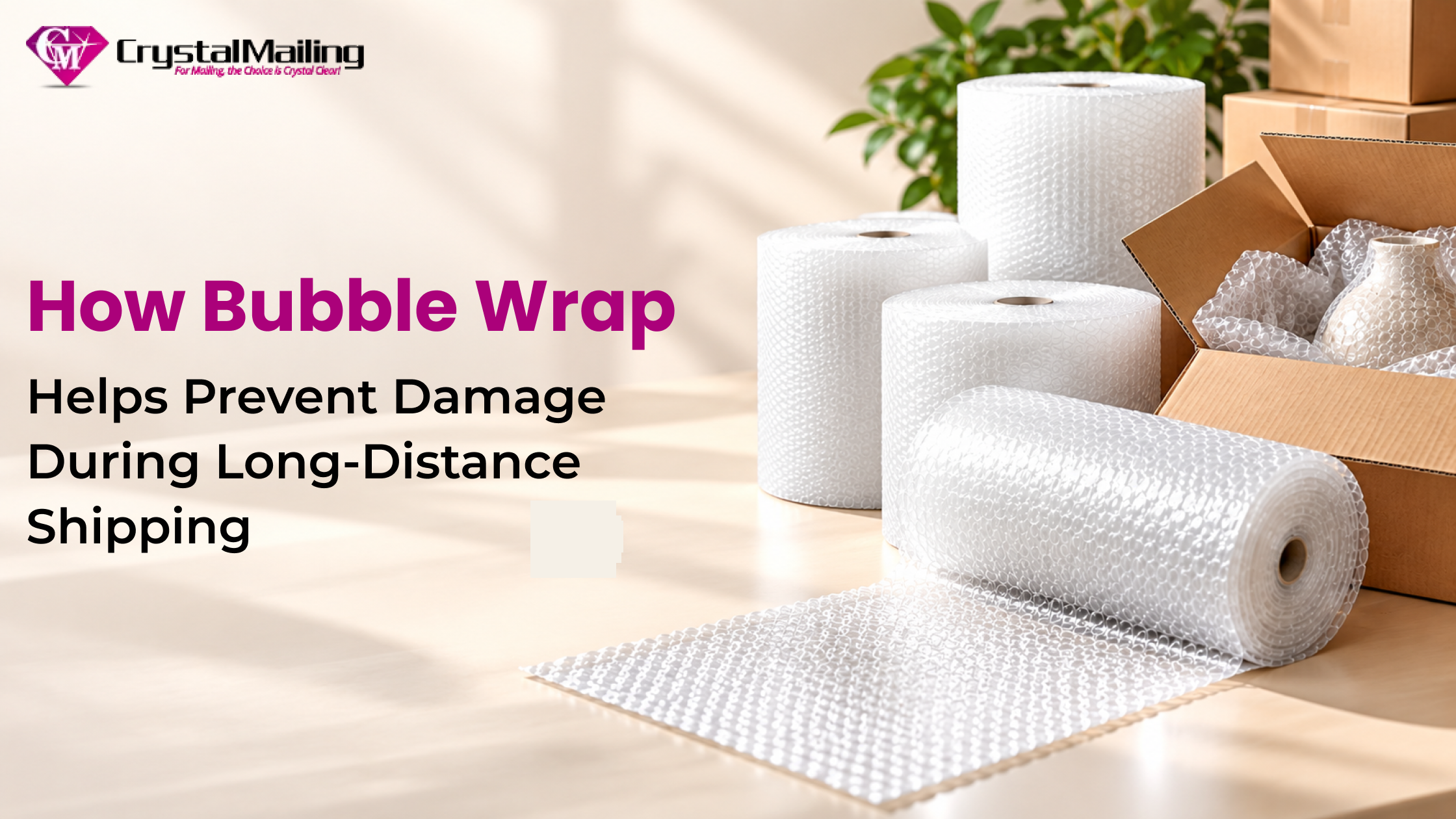 How Bubble Wrap Helps Prevent Damage During Long-Distance Shipping