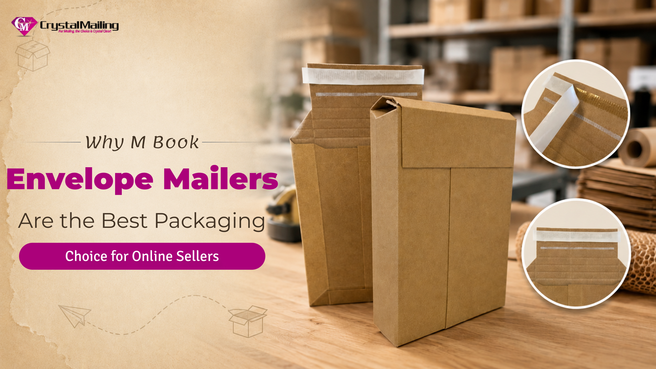 Why M Book Envelope Mailers Are the Best Packaging Choice for Online Sellers