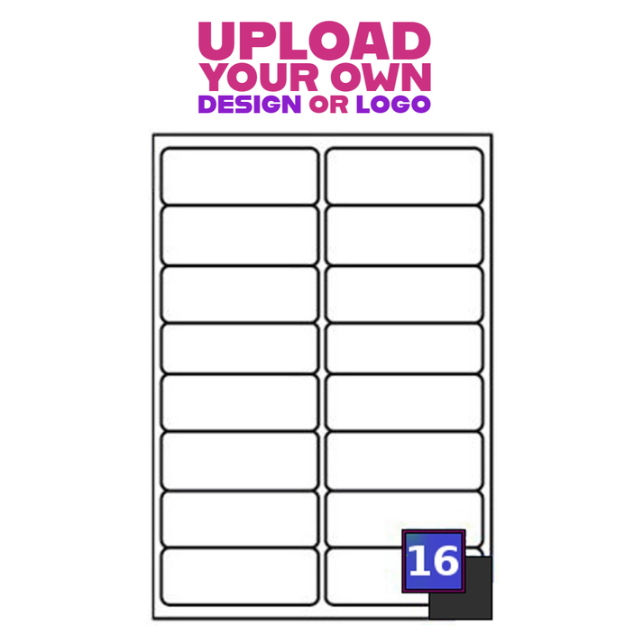 Custmize Rectangle Labels - 99.1 x 34mm Matt | Crystal Mailing
