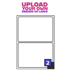 Custom Print Labels - Rectangle Labels (199.6 x 143.5mm Matt) AD2