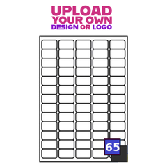 Custom Print Labels - Rectangle Labels (38.1 x 21.2mm Matt) AD65