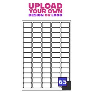 Custom Print Labels - Rectangle Labels (38.1 x 21.2mm Matt) AD65