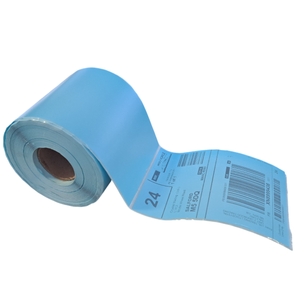 Blue Thermal Labels Rolls 4 x 6 inch (1 Roll = 350 Individual Labels)