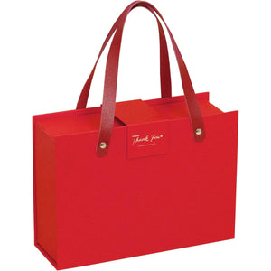 Red Gift Box With Handle 250x180x85mm