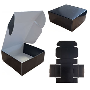 Black Cupcake Box 120x120x50mm