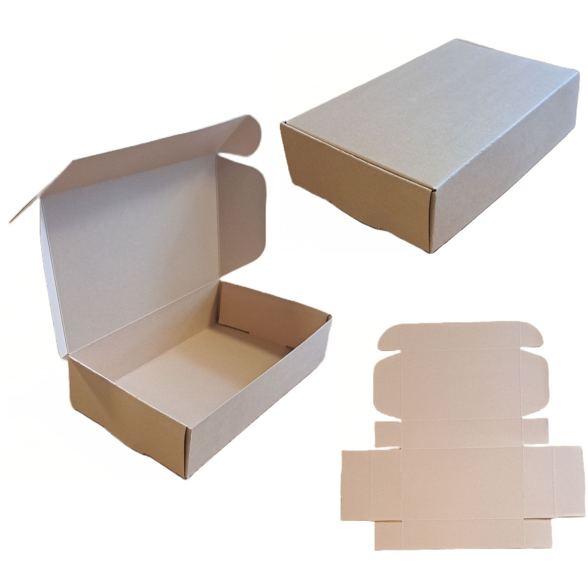 Brown Cupcake Box 190x110x45mm