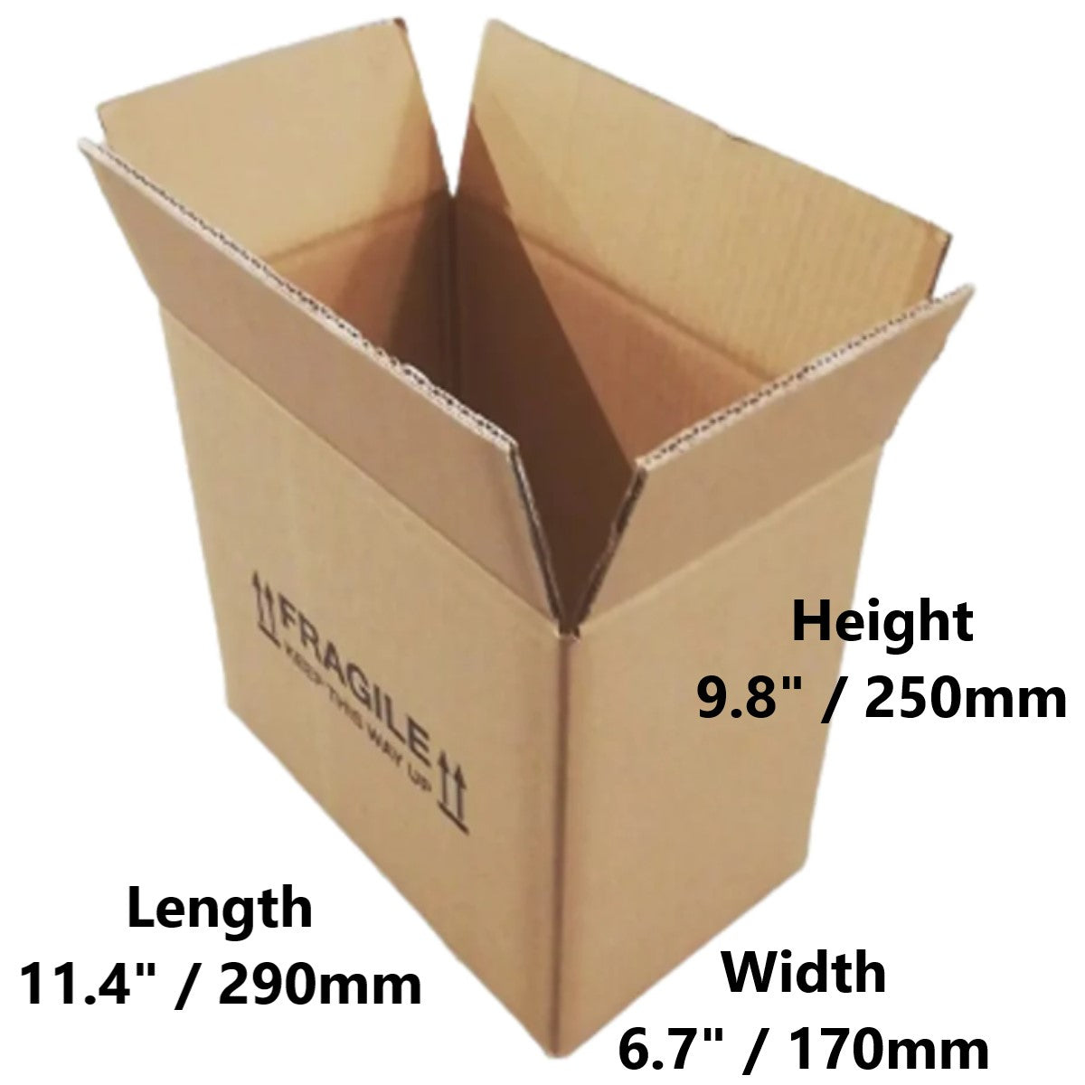 11.4 x 6.7 x 9.8 inch Double Wall Printed Cardboard Boxes (SD10ECO)
