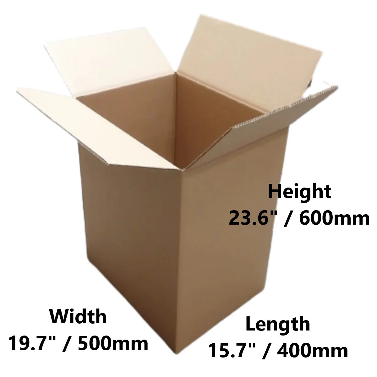 15.7 x 19.7 x 23.6 inch Double Wall Cardboard Boxes (SD20)