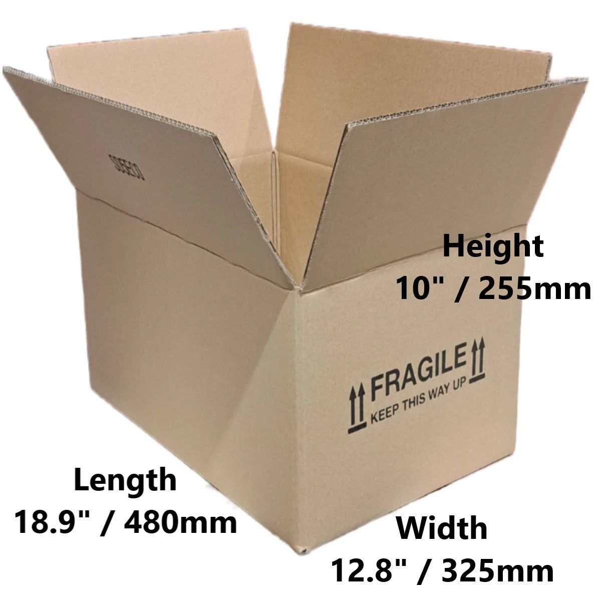 18.9 x 12.8 x 10 inch Double Wall Printed Cardboard Boxes (SD5ECO)