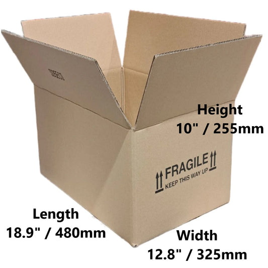 18.9 x 12.8 x 10 inch Double Wall Printed Cardboard Boxes (SD5ECO)