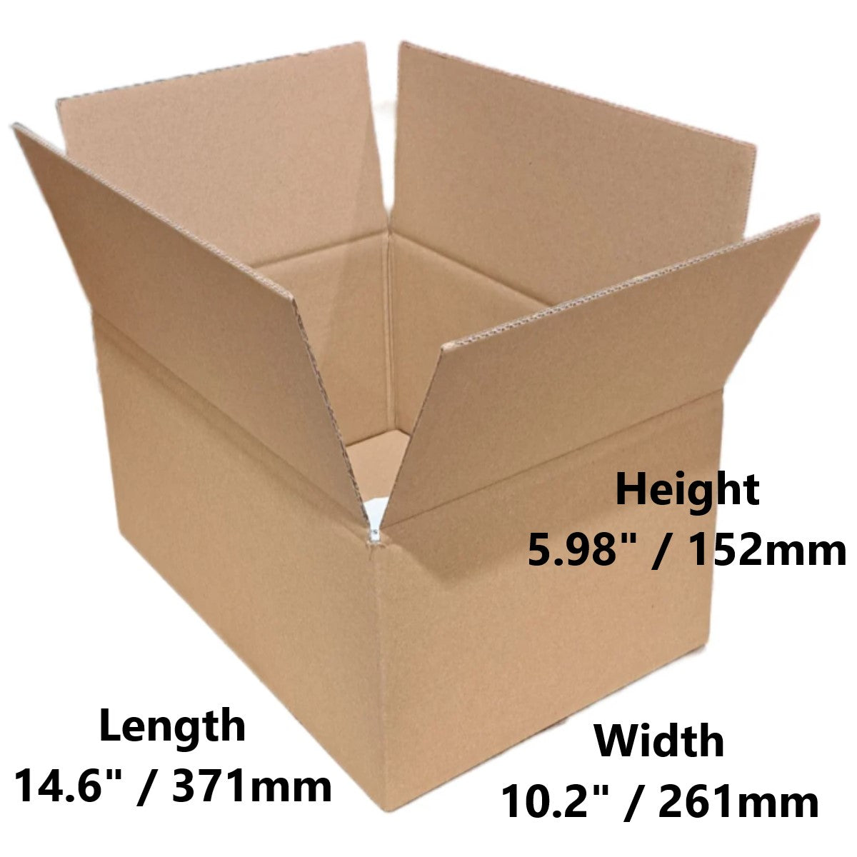 14.6 x 10.2 x 5.98 inch Double Wall Printed Cardboard Boxes (SD7)