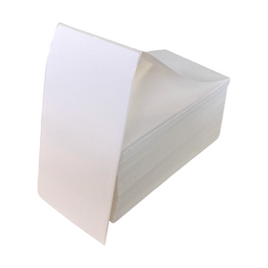 Fanfold Thermal Labels 4 x 8 inch (1 Stack = 750 Individual Labels)