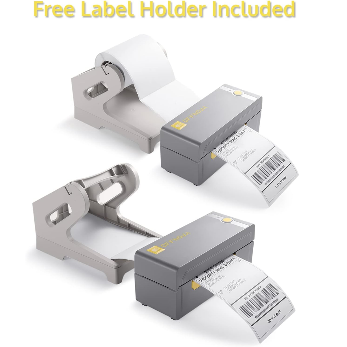 OFFNOVA Bluetooth & USB Thermal Shipping Label Printer