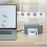 OFFNOVA Bluetooth & USB Thermal Shipping Label Printer