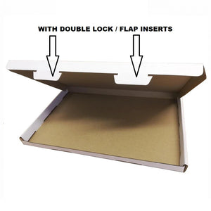 C4 White Strong Large Letter Boxes With Lock