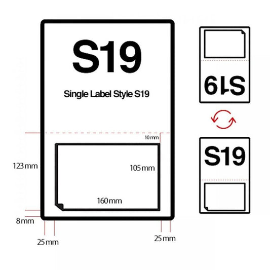 Integrated Labels 160mm X 105mm (S19)