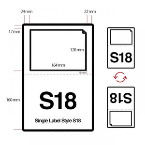 Integrated Labels 164mm X 120mm (S18)