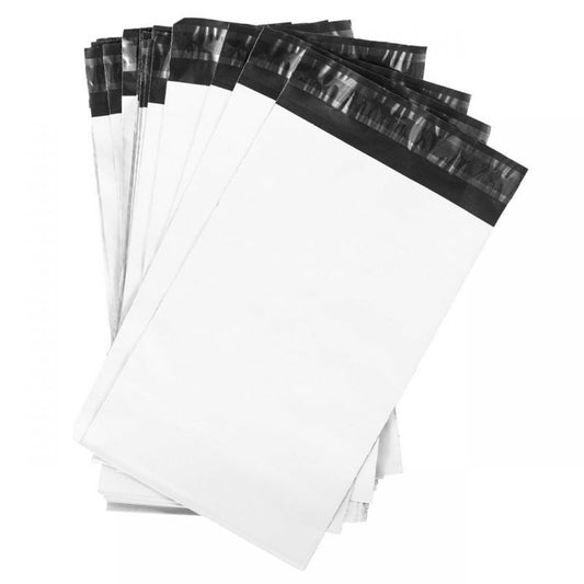 10 x 14 inch White Poly Bags